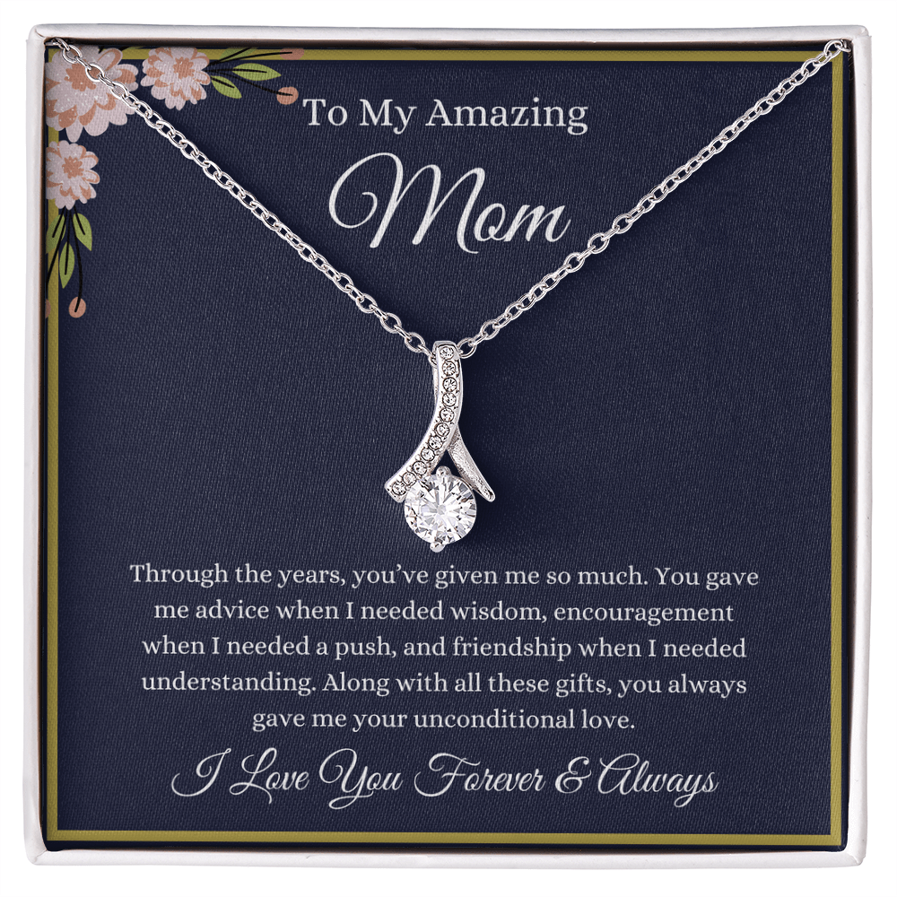 To My Amazing Mom Necklace