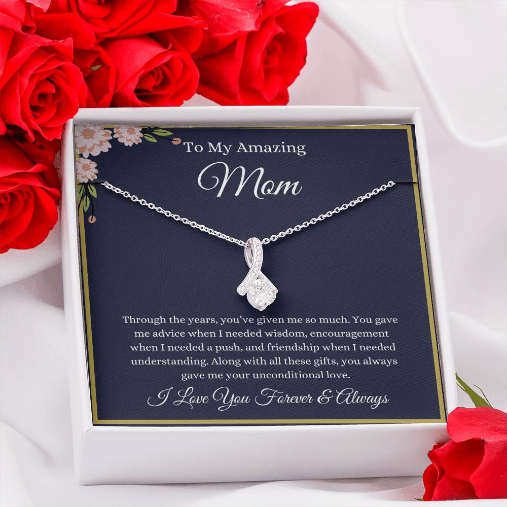 To My Amazing Mom Necklace
