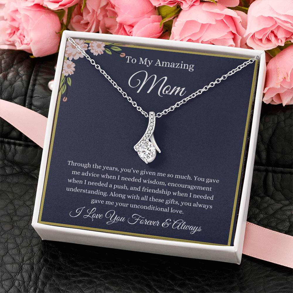 To My Amazing Mom Necklace
