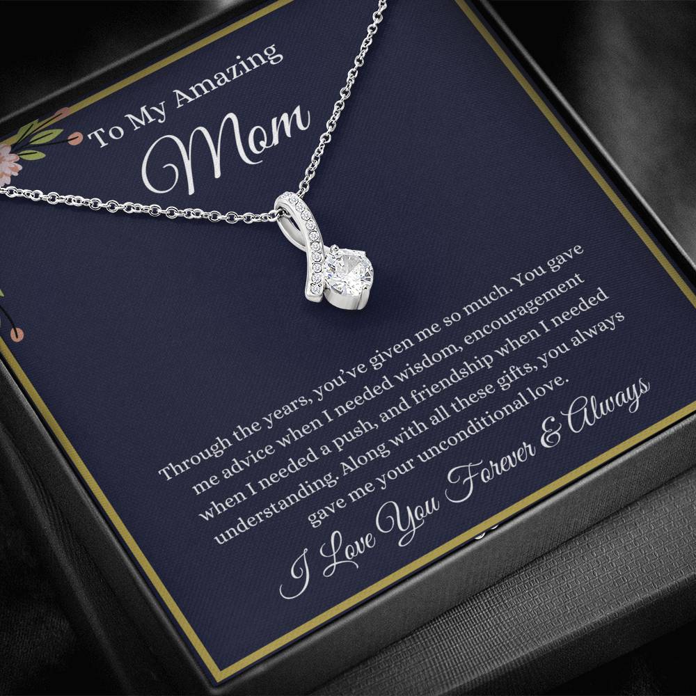 To My Amazing Mom Necklace
