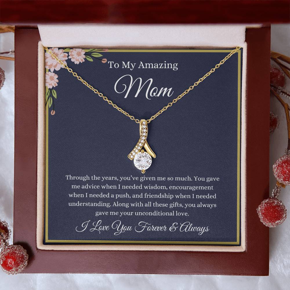 To My Amazing Mom Necklace