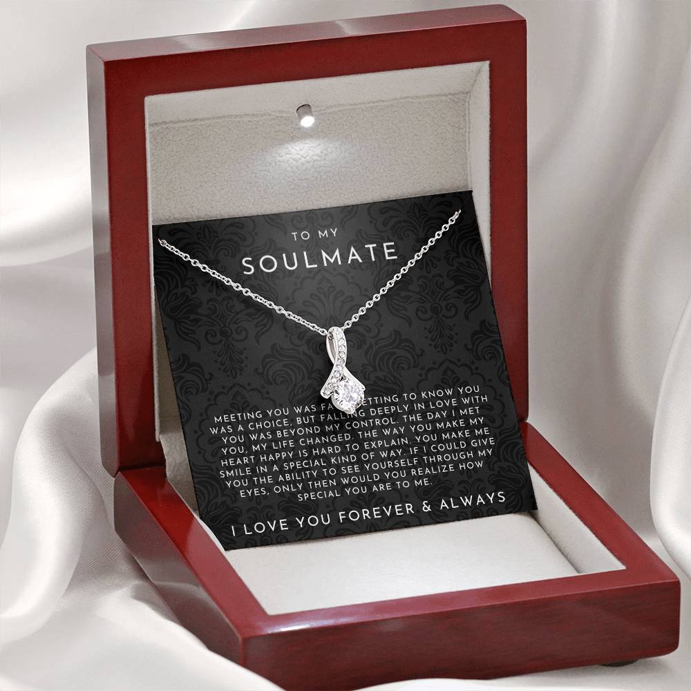 To My Soulmate Necklace (Meeting You Was Fate)