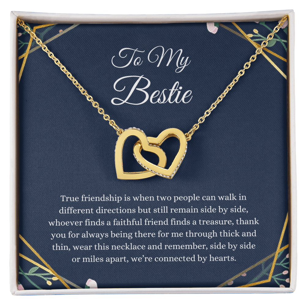 To My Bestie Necklace - Best Friend Necklace
