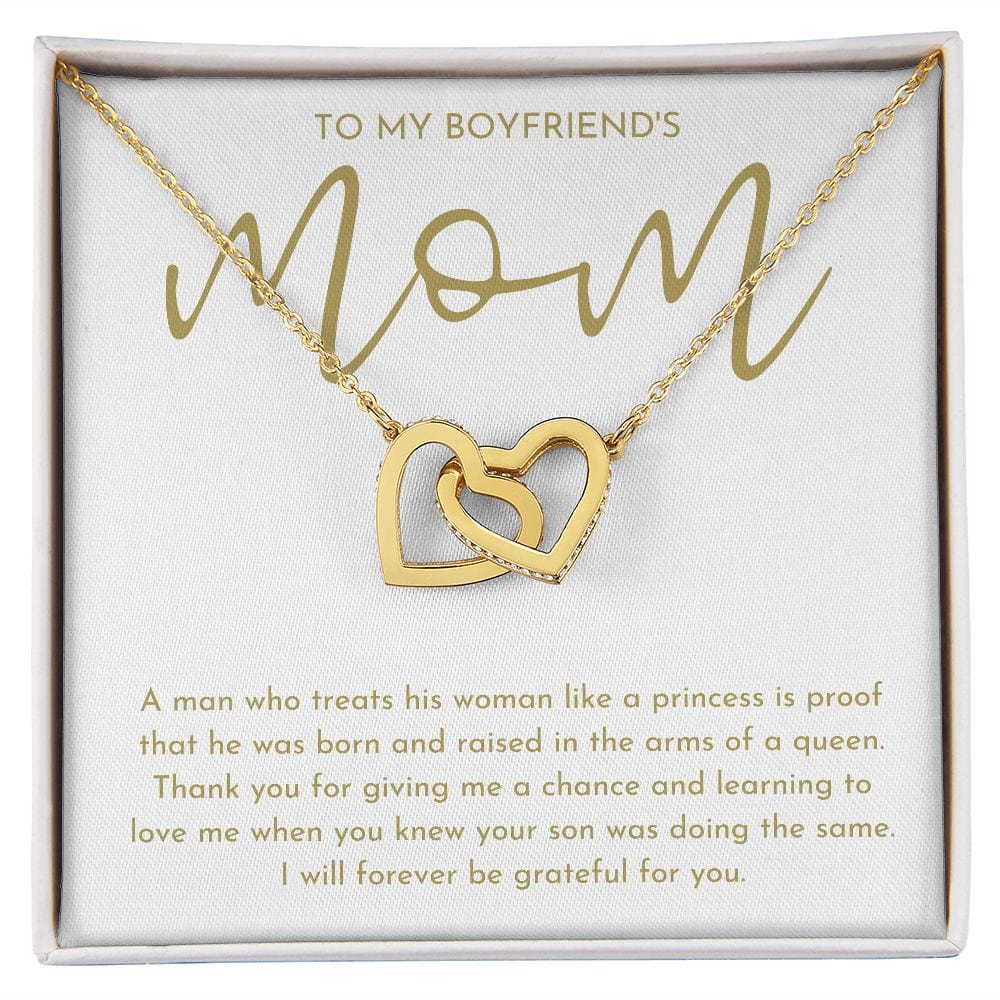 To My Boyfriends Mom Necklace - Boyfriends Mom Gift