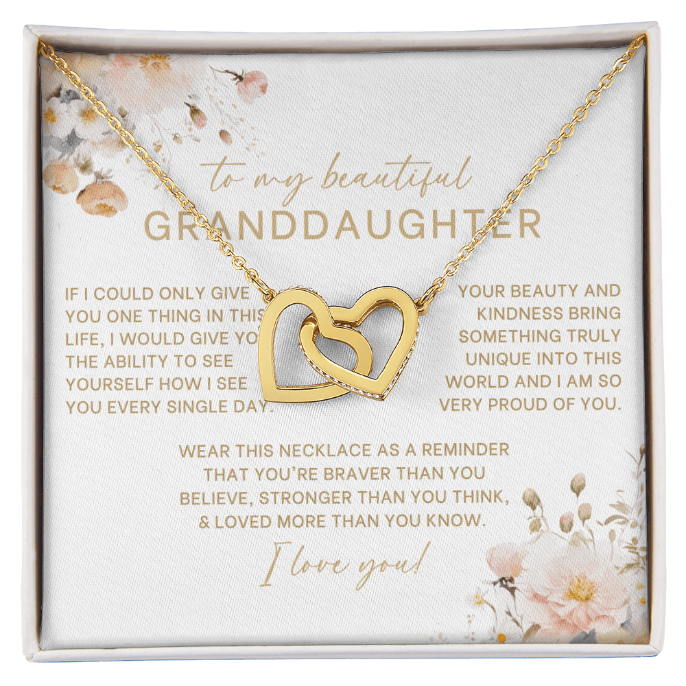 To My Granddaughter Necklace (If I Could Only Give You One Thing)