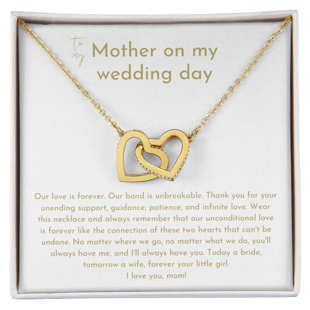 To My Mother On My Wedding Day Necklace