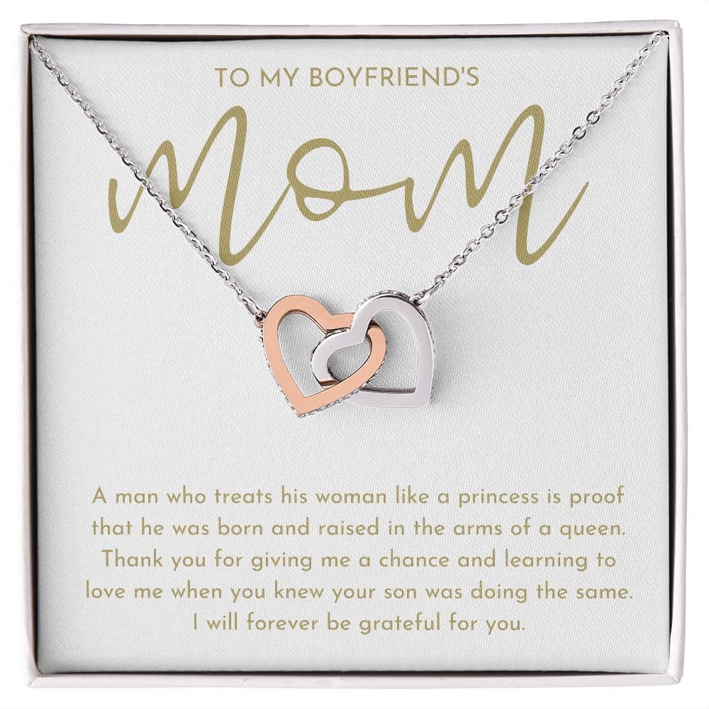 To My Boyfriends Mom Necklace - Boyfriends Mom Gift
