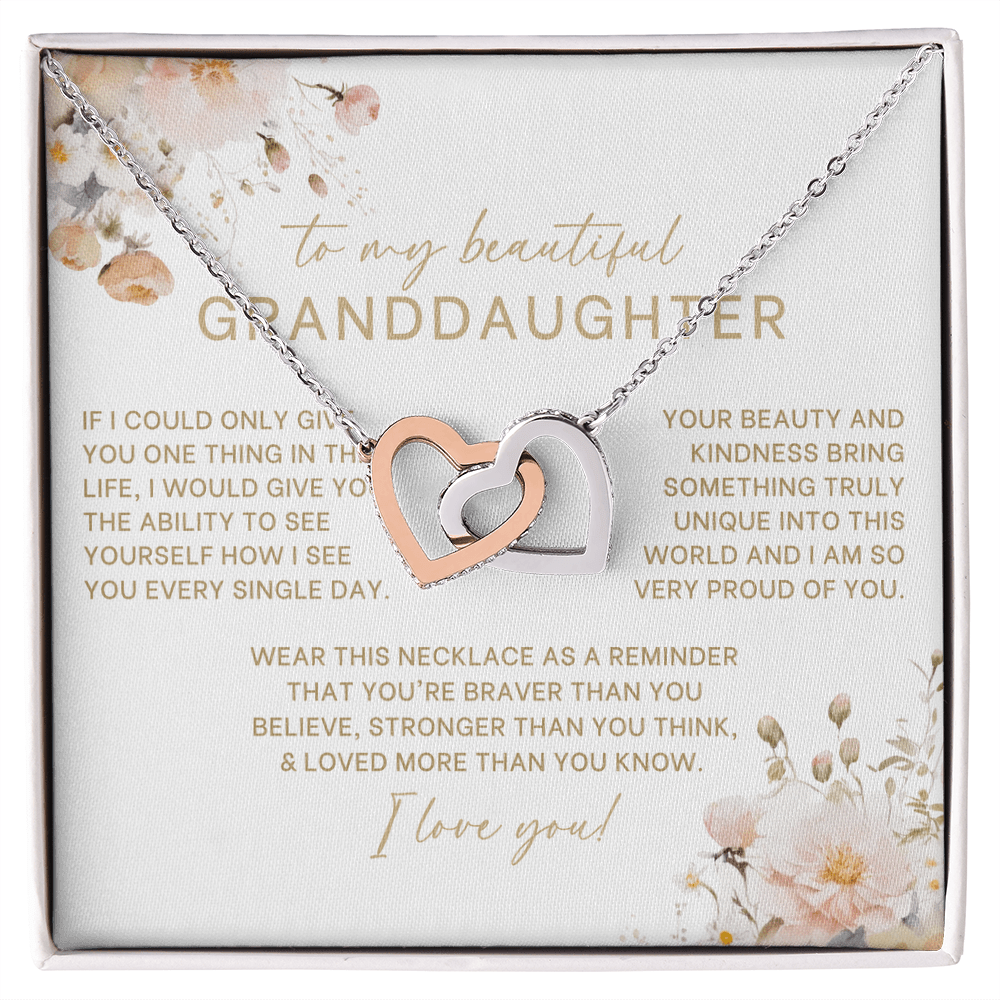 To My Granddaughter Necklace (If I Could Only Give You One Thing)