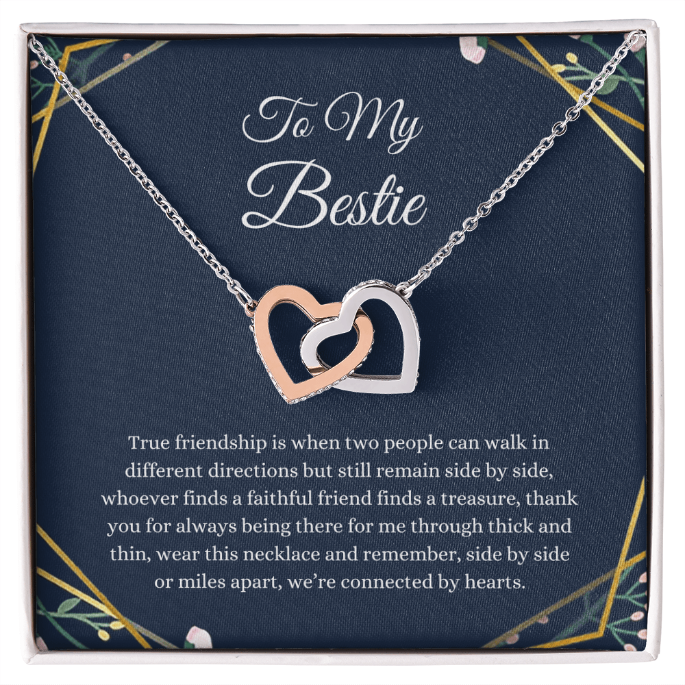 To My Bestie Necklace - Best Friend Necklace