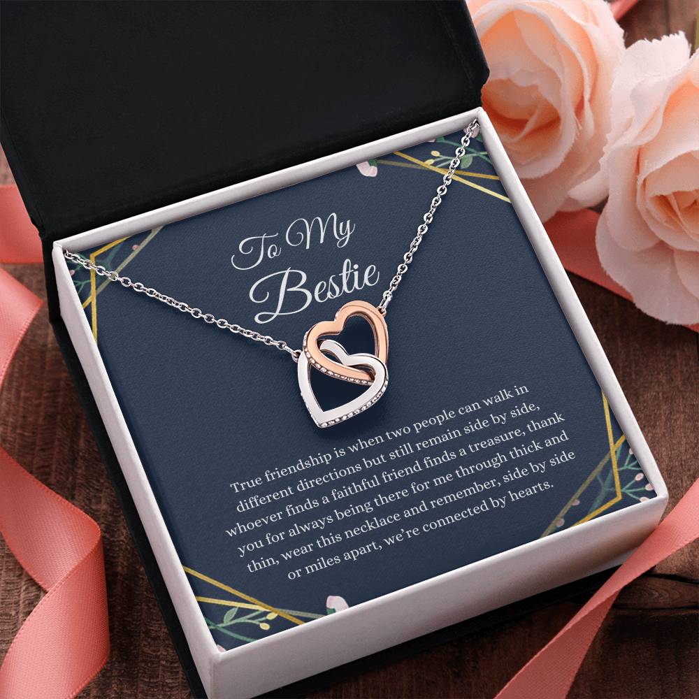To My Bestie Necklace - Best Friend Necklace