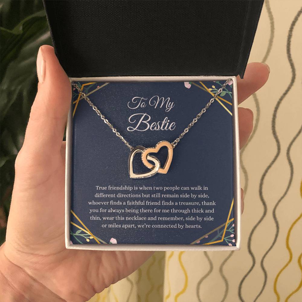 To My Bestie Necklace - Best Friend Necklace