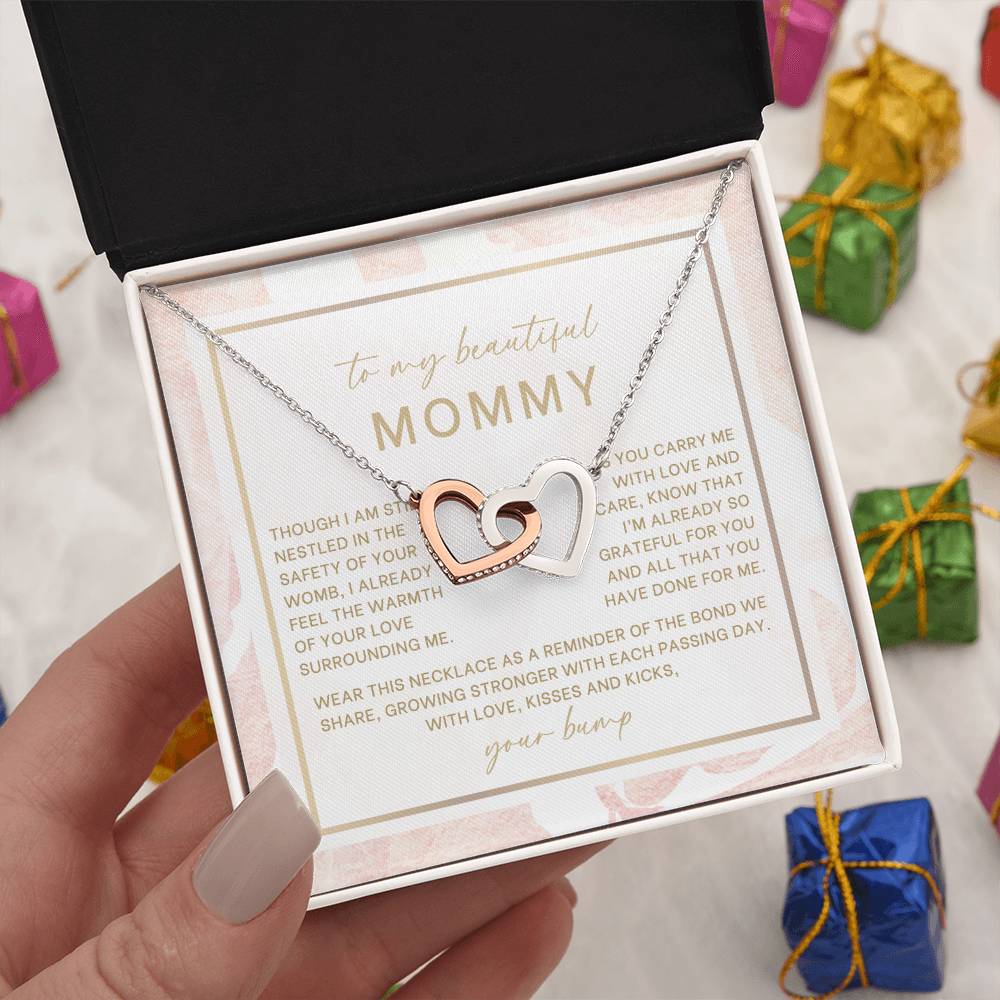 Blush From the Bump Mom Necklace