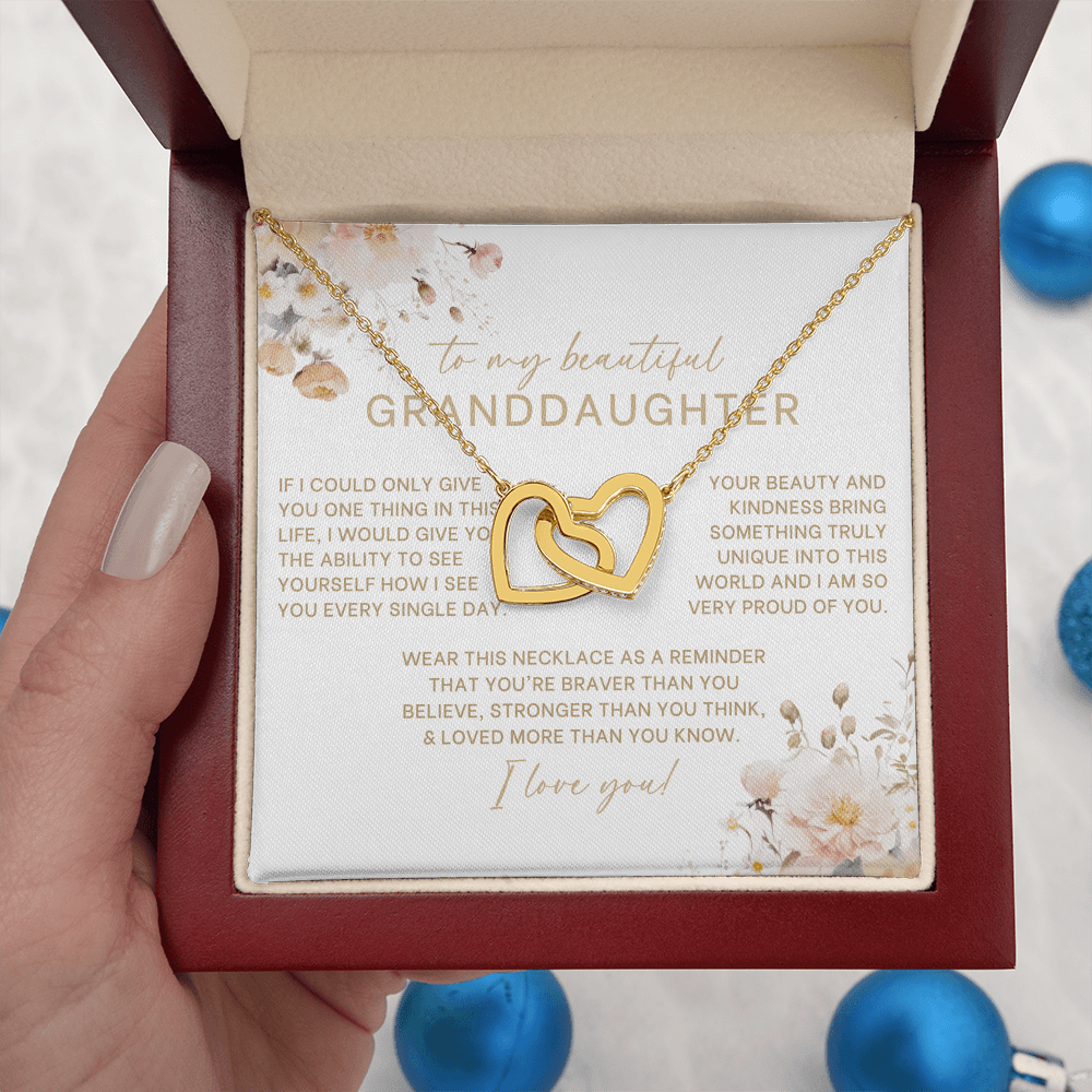 To My Granddaughter Necklace (If I Could Only Give You One Thing)