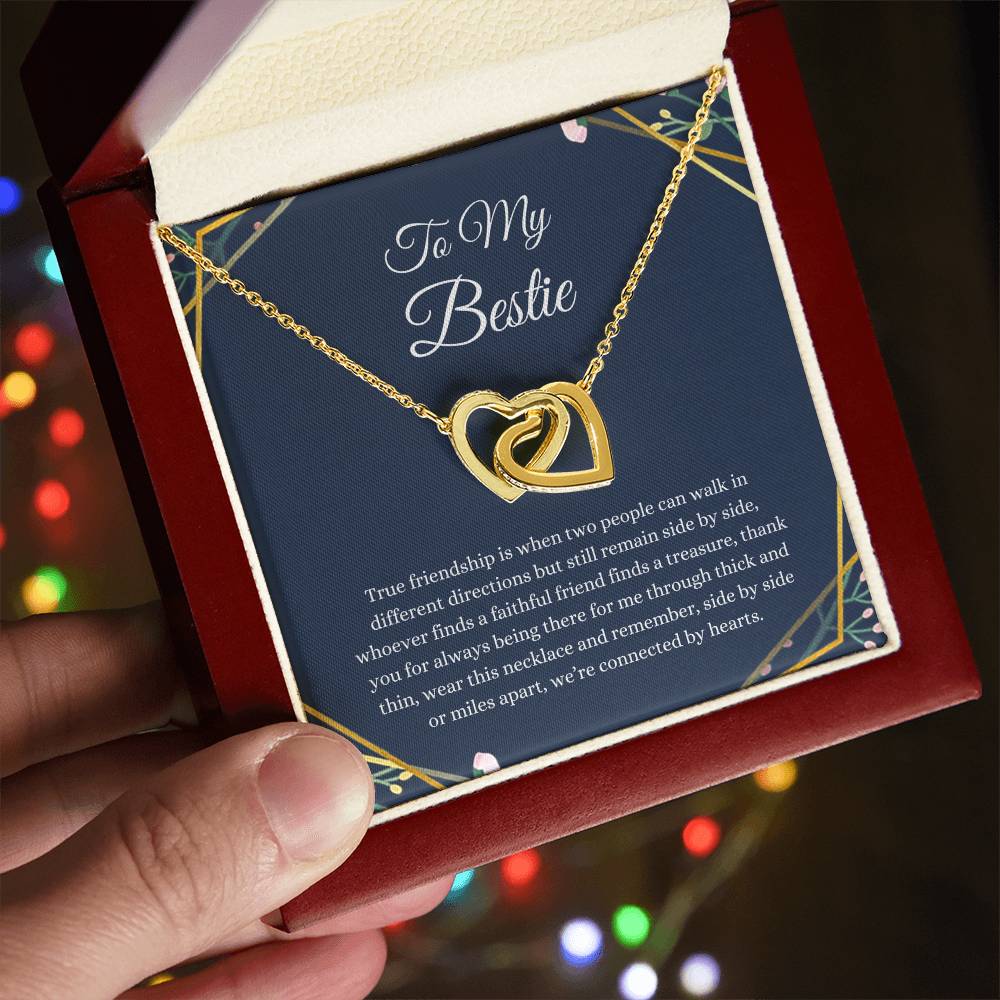 To My Bestie Necklace - Best Friend Necklace