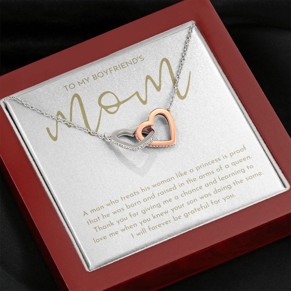 To My Boyfriends Mom Necklace - Boyfriends Mom Gift