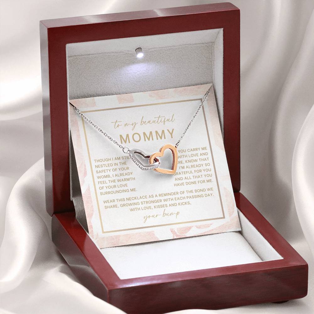 Blush From the Bump Mom Necklace