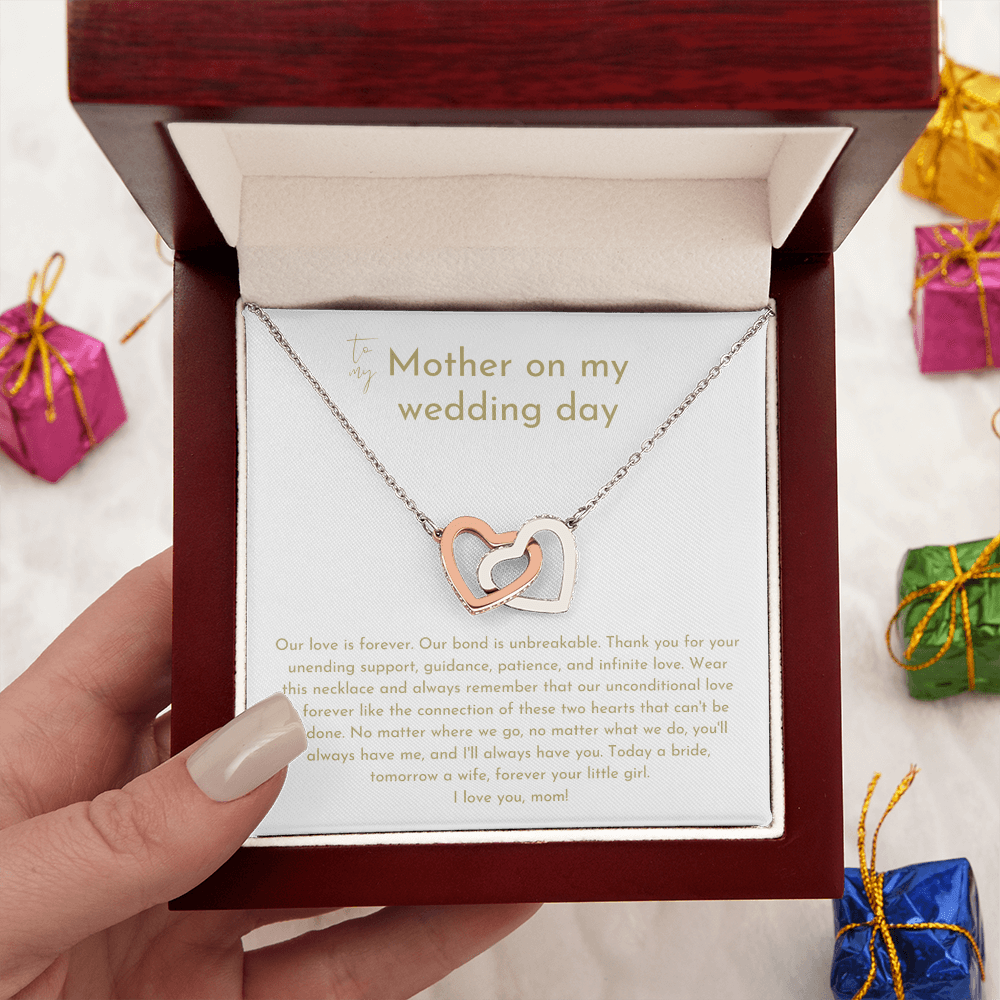 To My Mother On My Wedding Day Necklace