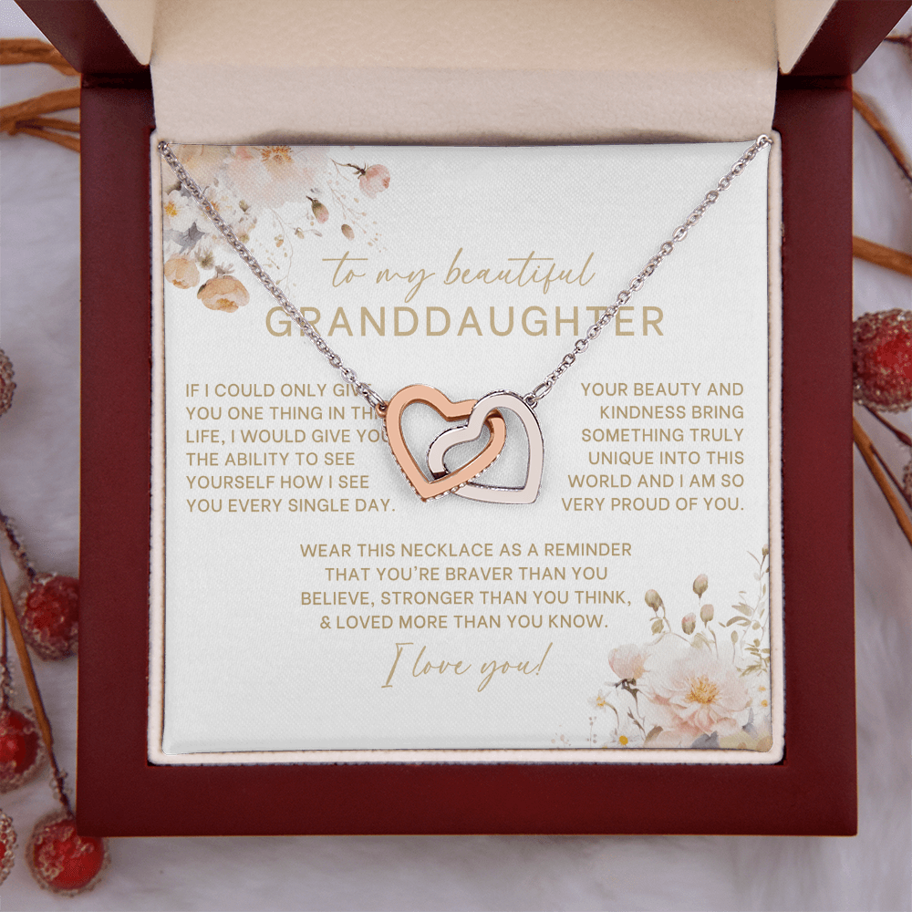 To My Granddaughter Necklace (If I Could Only Give You One Thing)