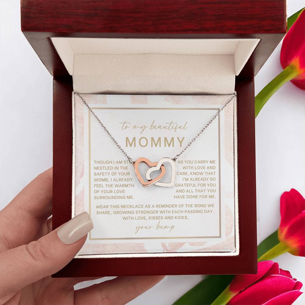 Blush From the Bump Mom Necklace