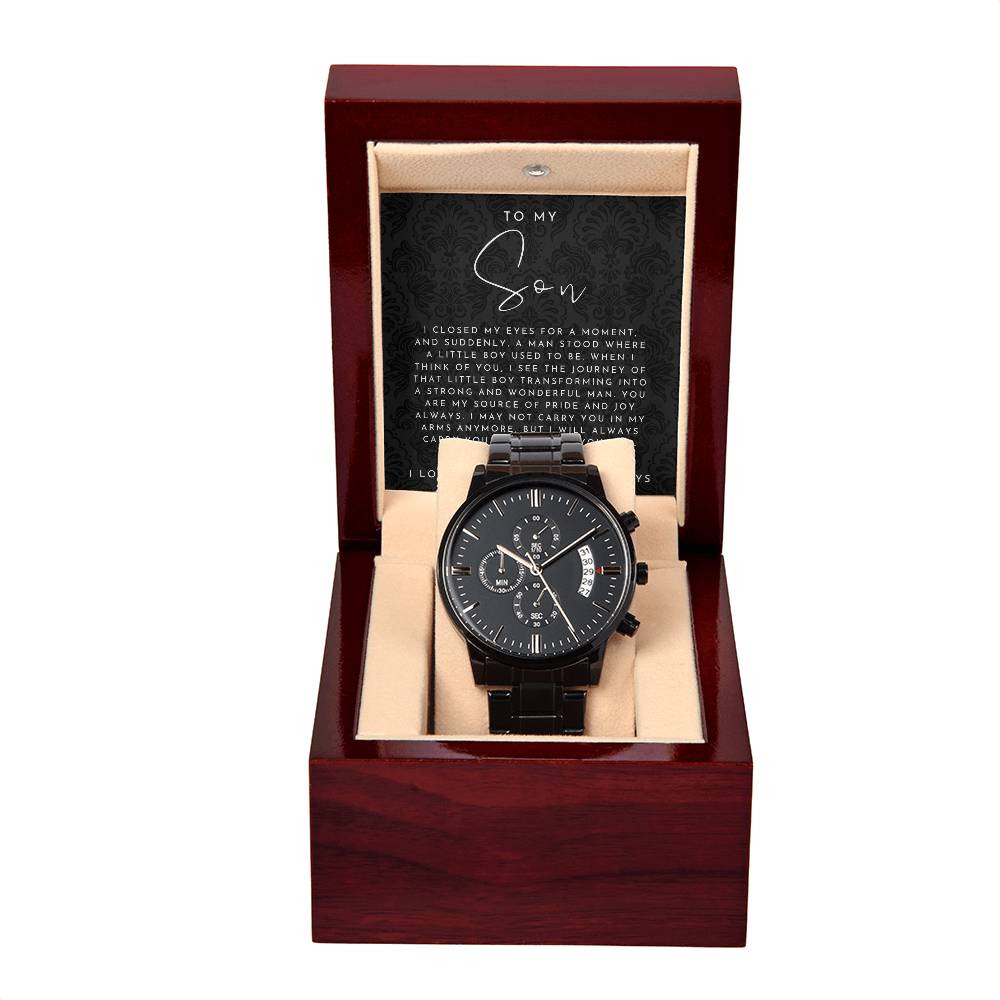 To My Son (I Closed My Eyes) Chronograph Watch