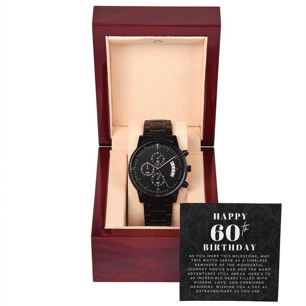 60th Birthday Chronograph Watch