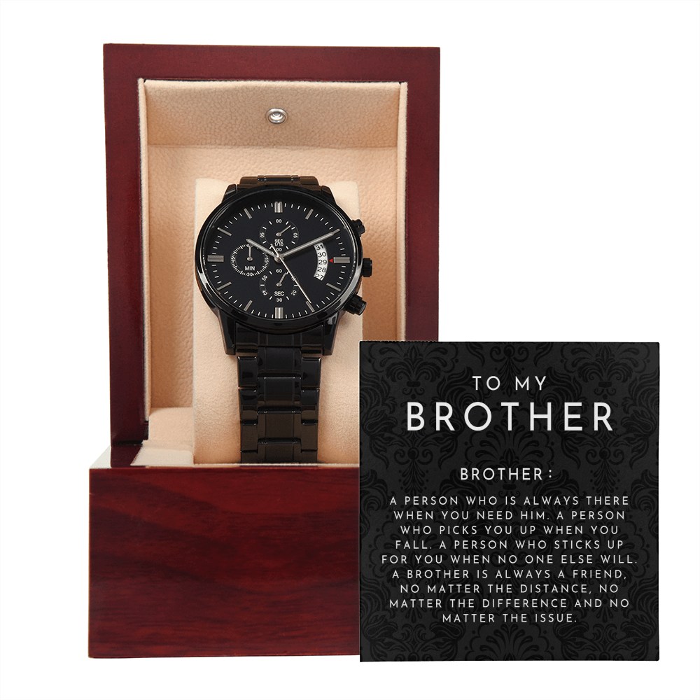 To My Brother Chronograph Watch