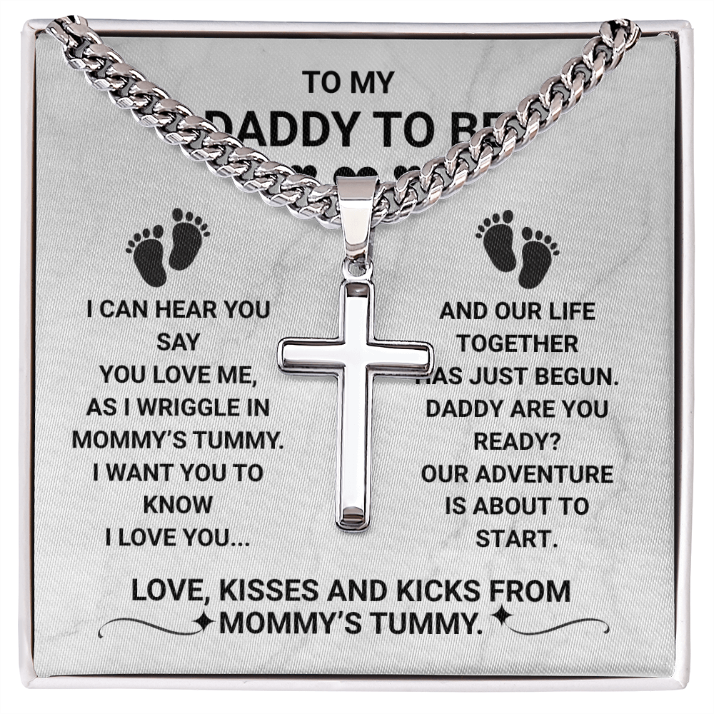 To My Daddy To Be Necklace