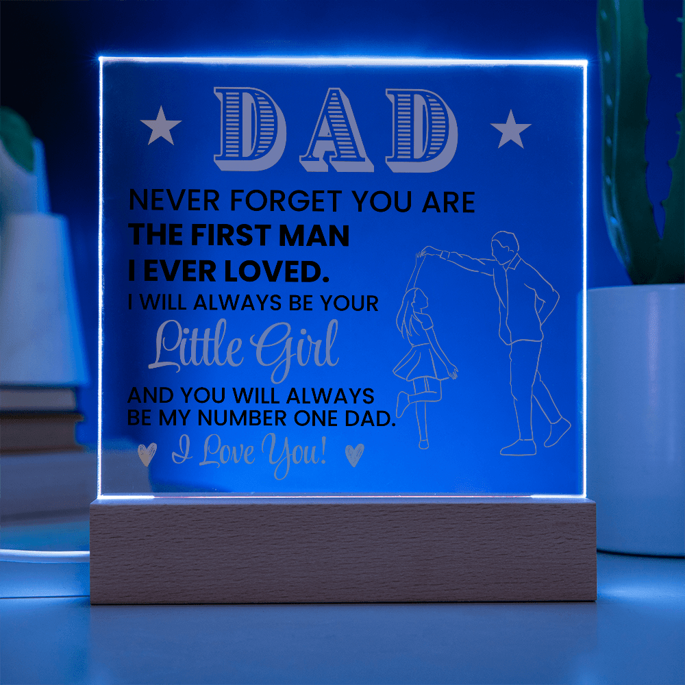 Dad From Daughter LED Acrylic