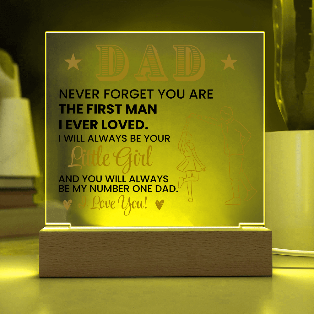 Dad From Daughter LED Acrylic