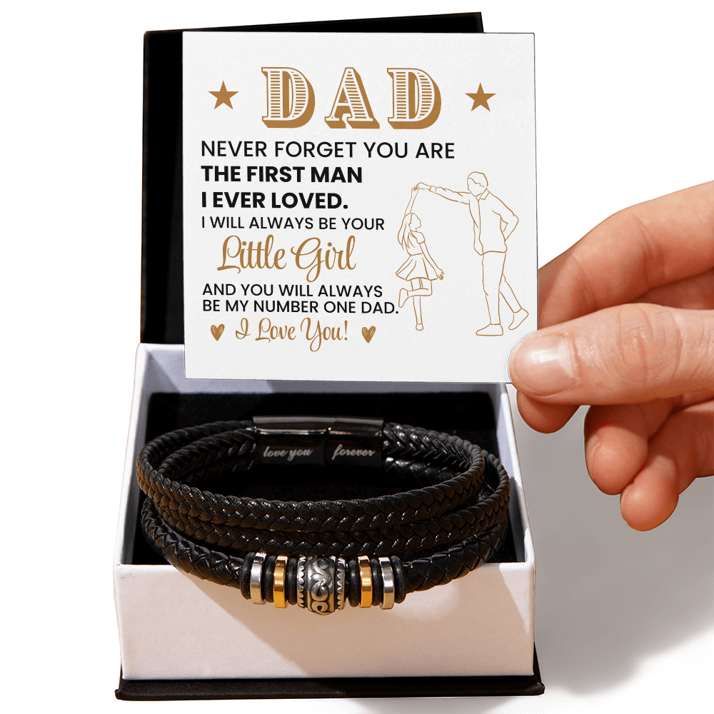 To My Dad From Daughter Bracelet