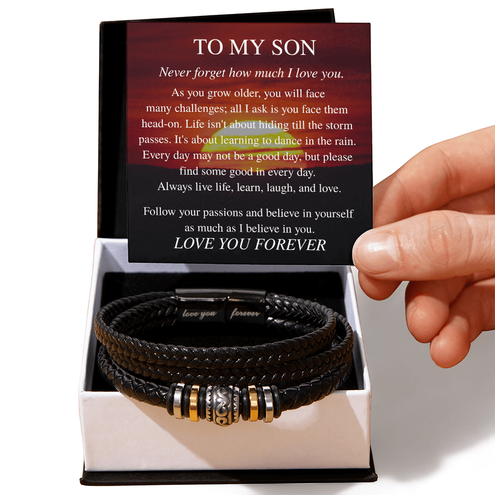 To My Son (Never Forget) Bracelet