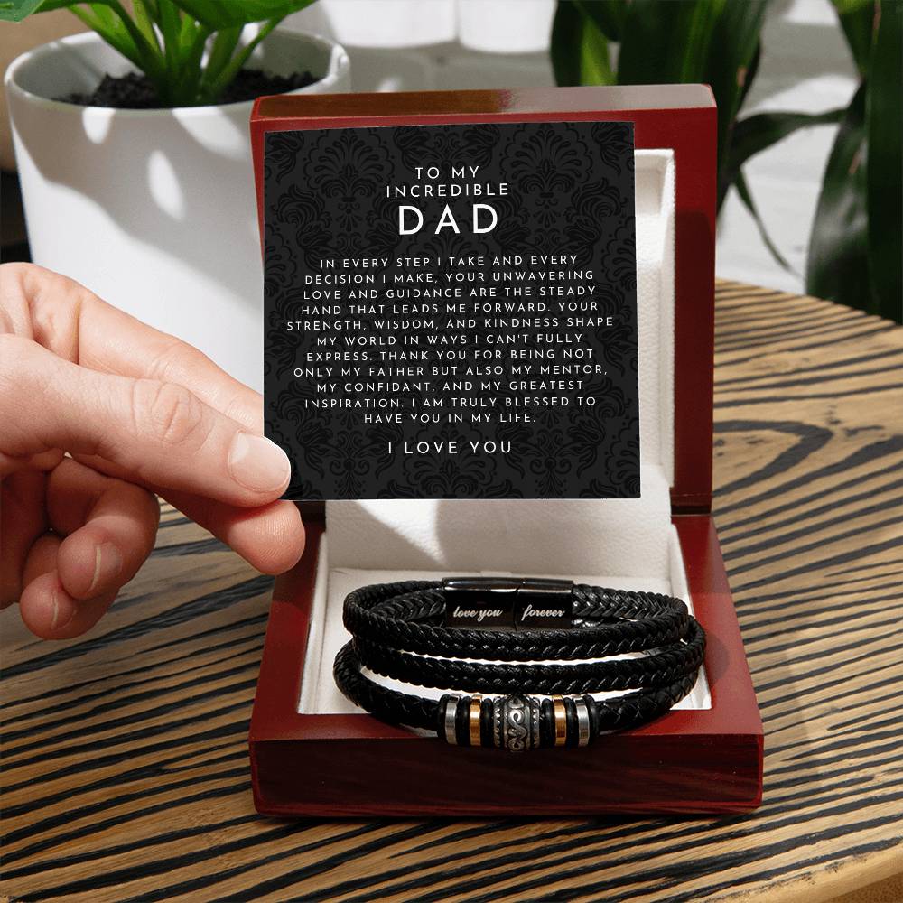 Incredible Dad Bracelet