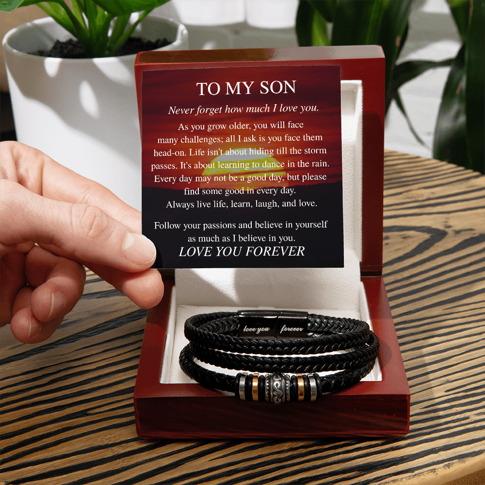 To My Son (Never Forget) Bracelet