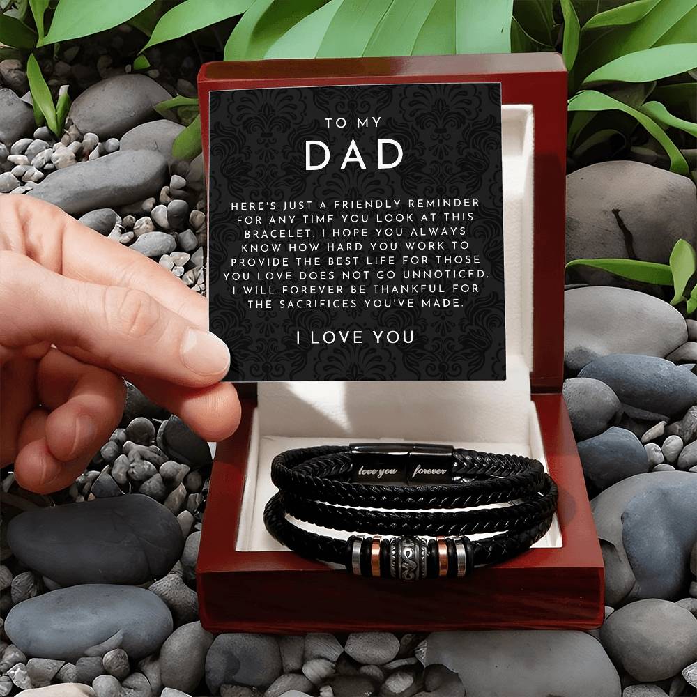 To My Dad Bracelet