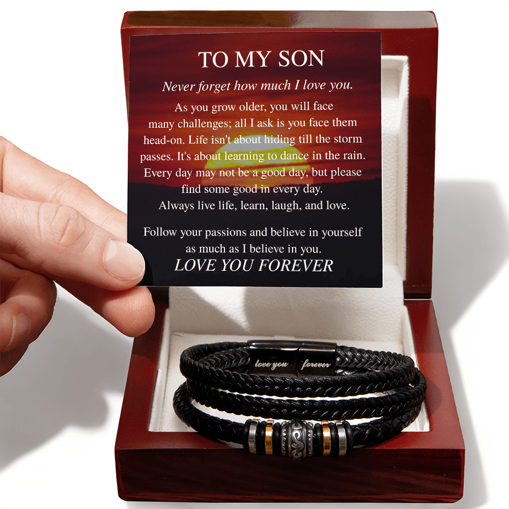 To My Son (Never Forget) Bracelet