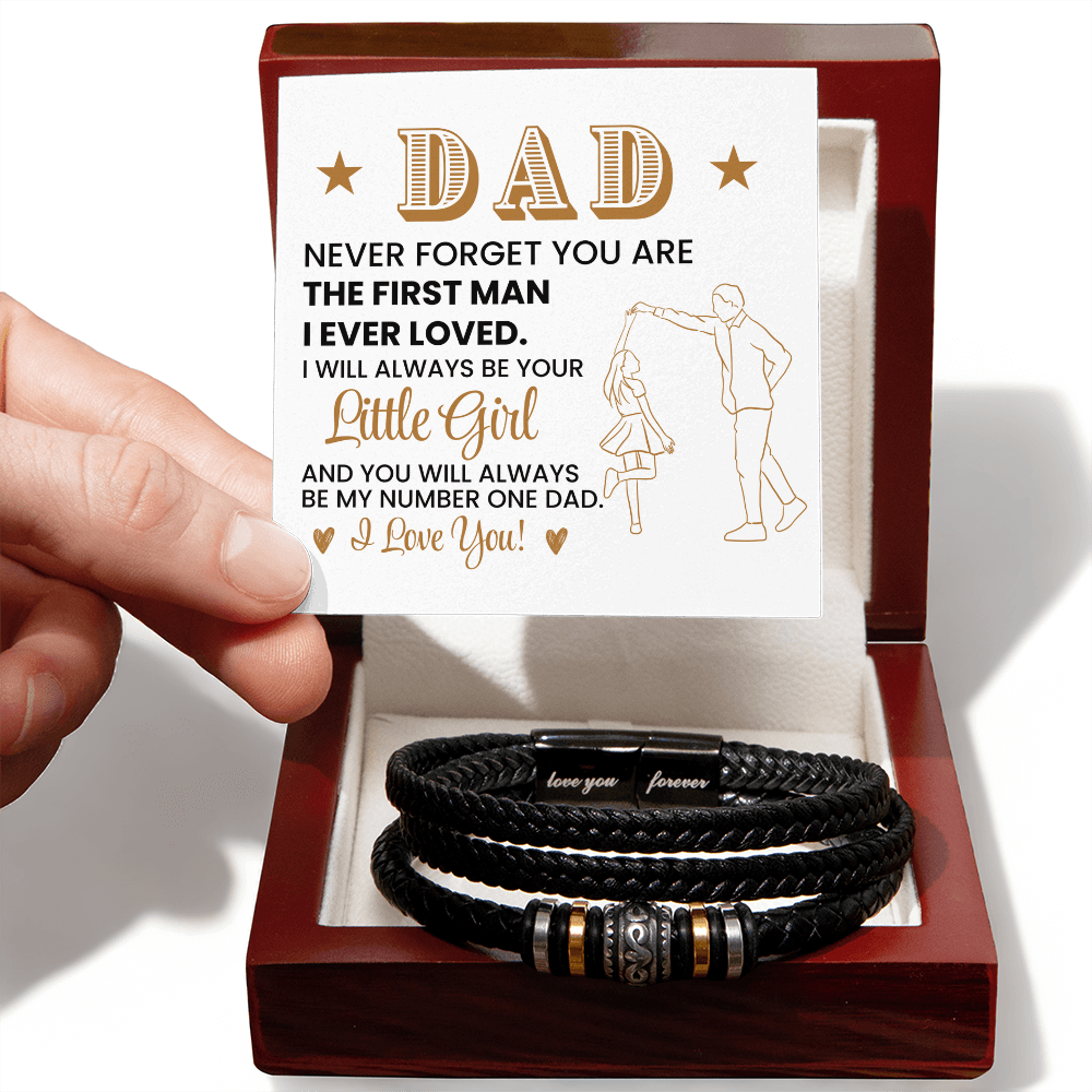 To My Dad From Daughter Bracelet