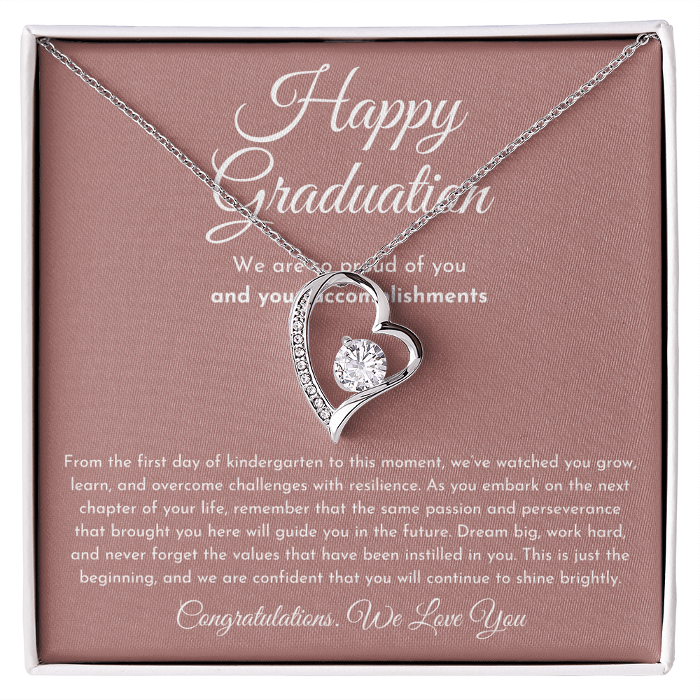 Happy Graduation Gift - Forever Love Necklace