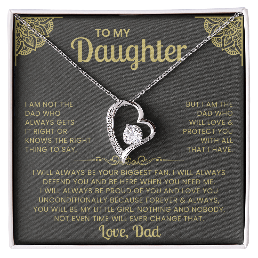 To My Daughter Necklace (But I Am The Dad That Will Love)