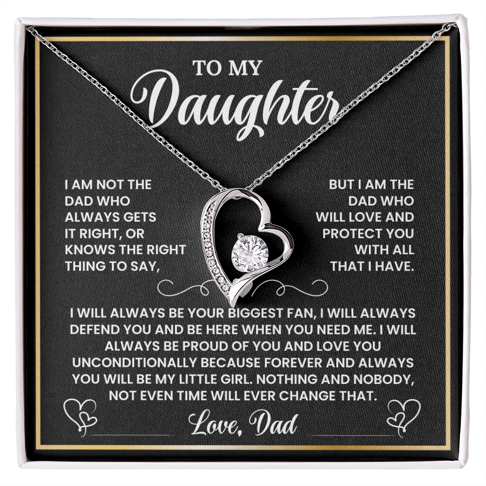 To My Daughter Necklace (I Will Always Be Your Biggest Fan)