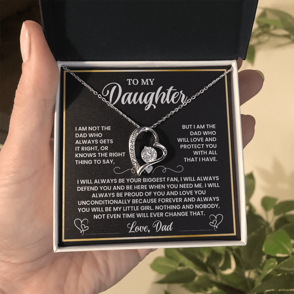 To My Daughter Necklace (I Will Always Be Your Biggest Fan)