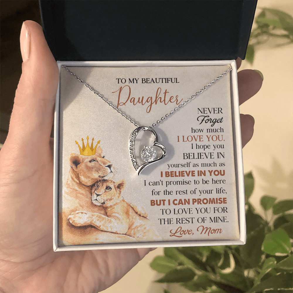 To My Beautiful Daughter From Mom Necklace