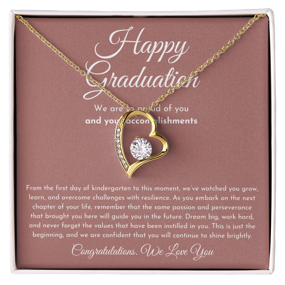 Happy Graduation Gift - Forever Love Necklace