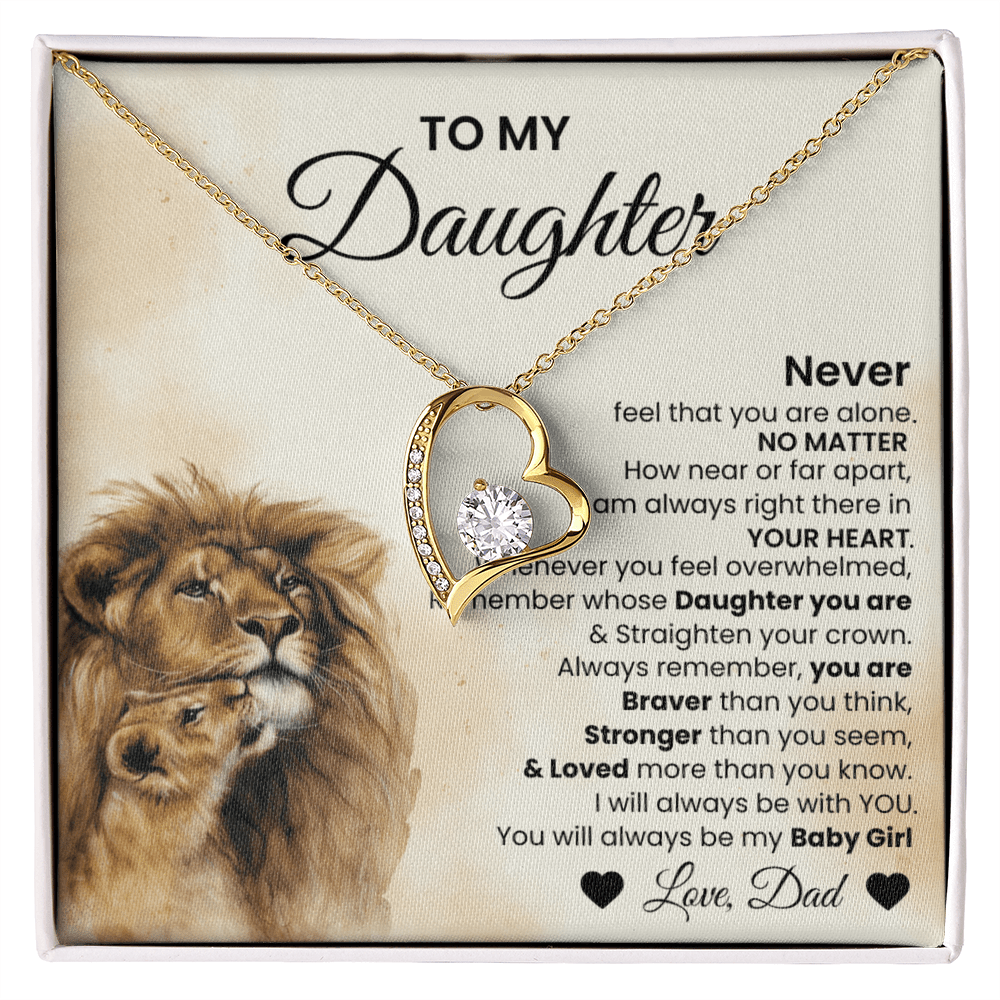 To My Daughter (Never Feel That  You Are Alone)