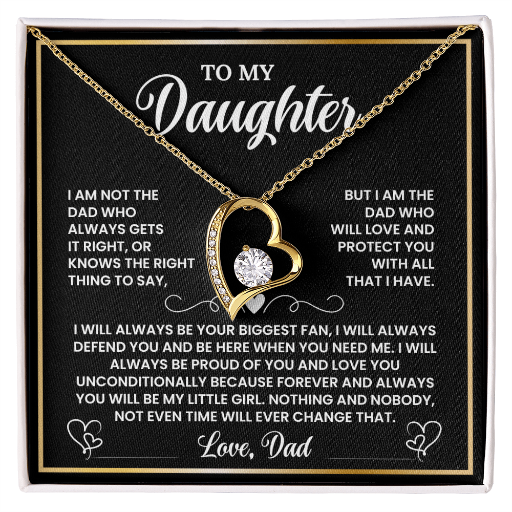 To My Daughter Necklace (I Will Always Be Your Biggest Fan)