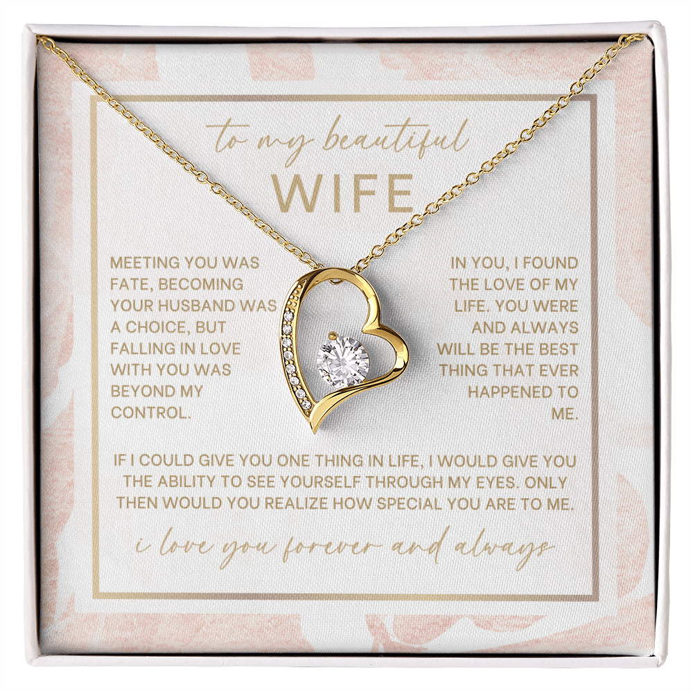 To My Wife - Forever Love Necklace