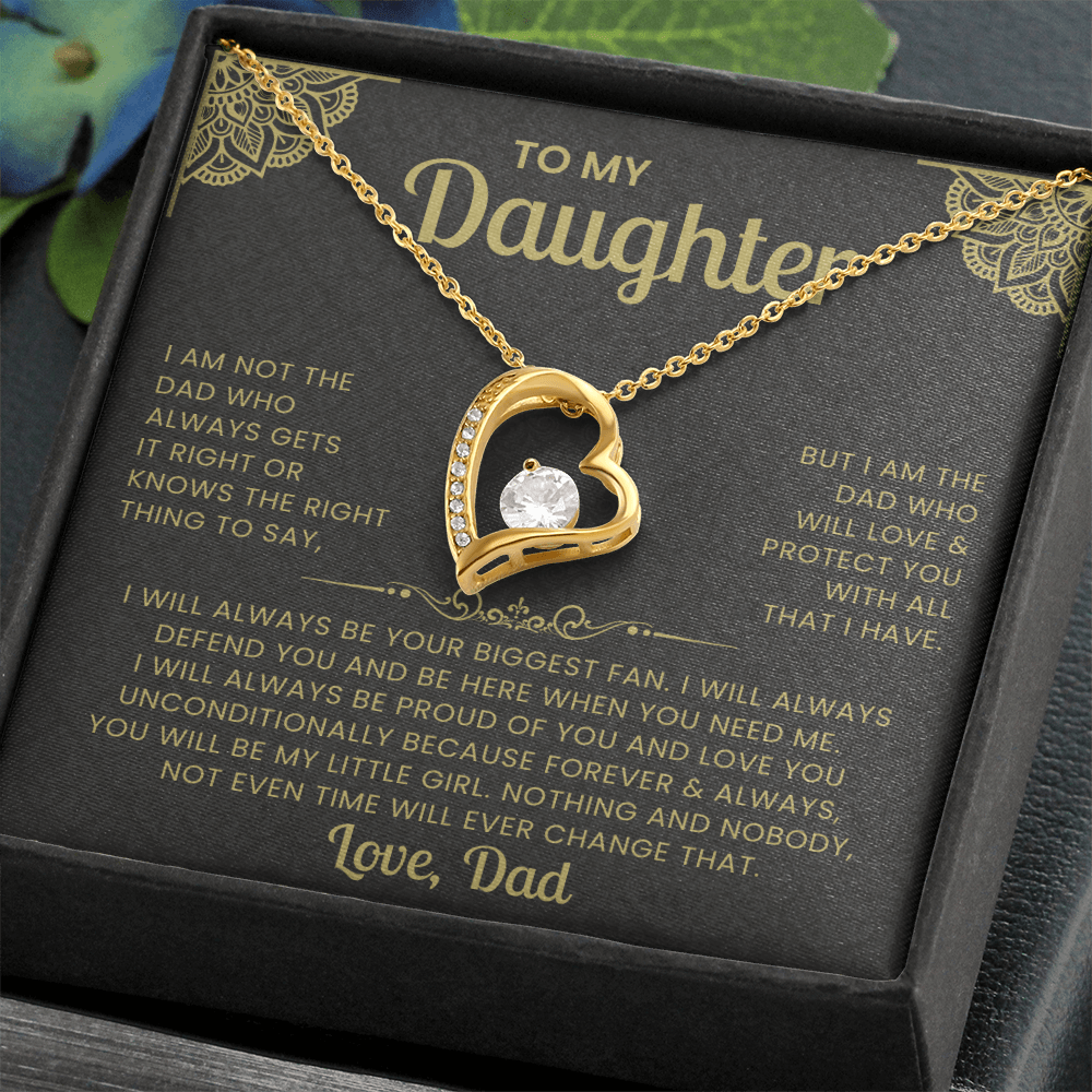 To My Daughter Necklace (But I Am The Dad That Will Love)