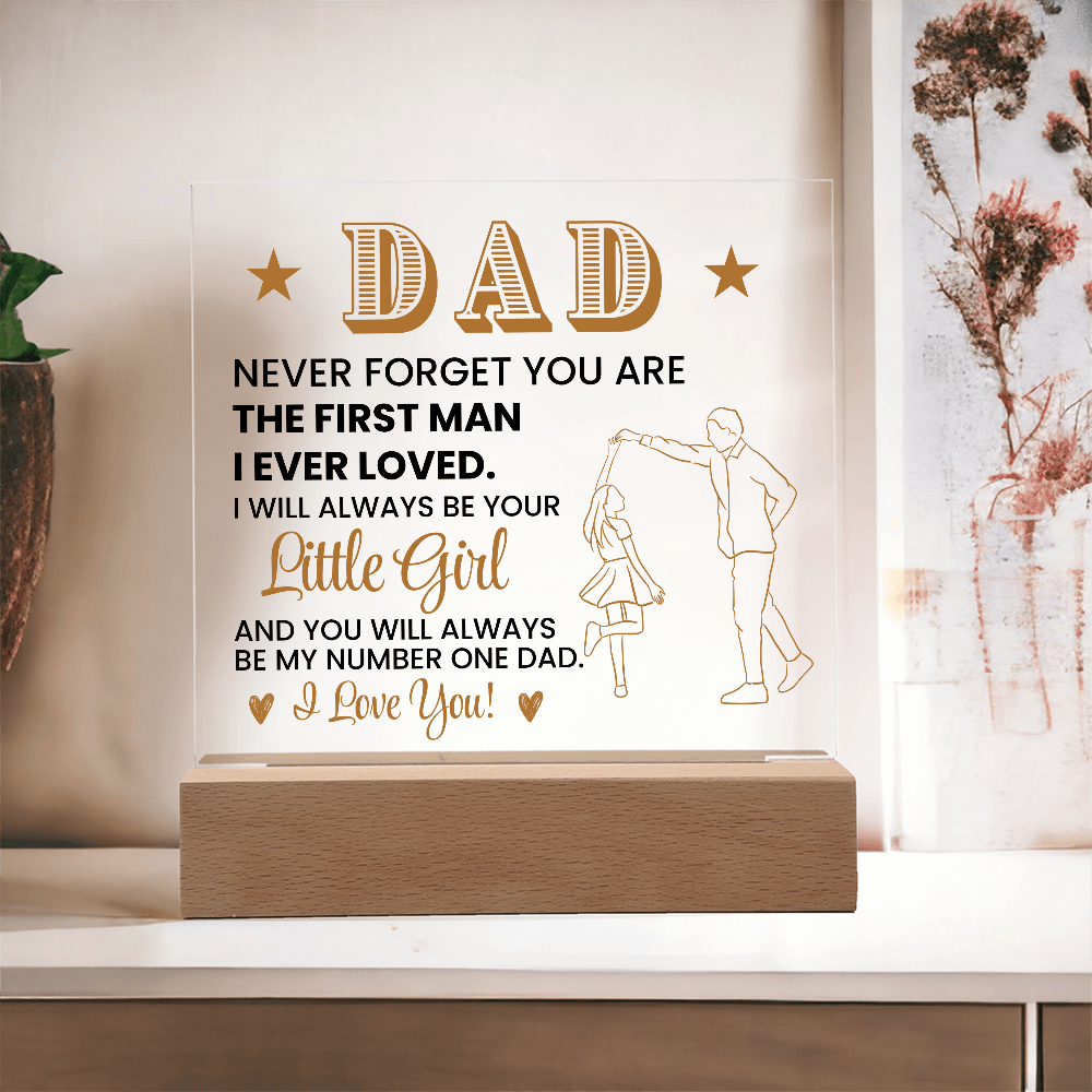 Dad From Daughter LED Acrylic