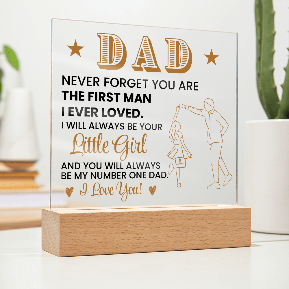 Dad From Daughter LED Acrylic