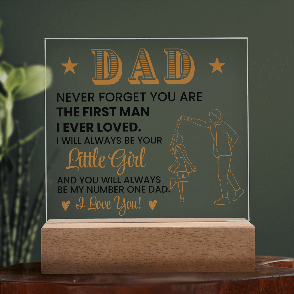 Dad From Daughter LED Acrylic